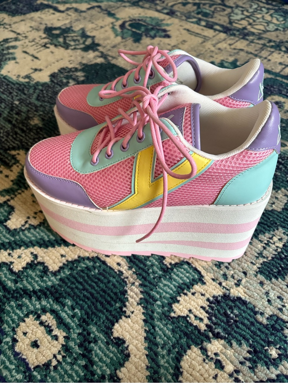 Xtra by YZU KARAZII PLATFORM SNEAKERS - PASTEL 8 M